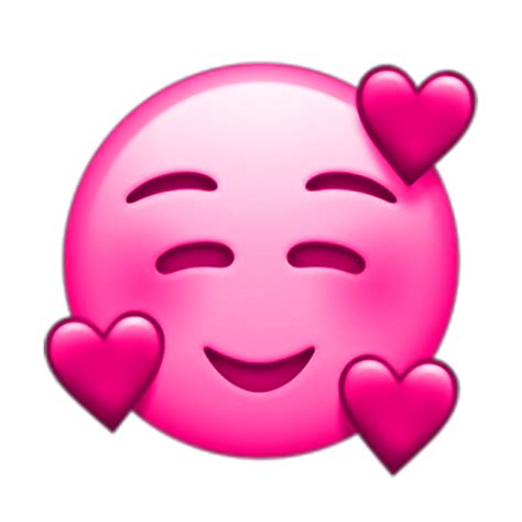 cute pink emojis|happy pink emoji.